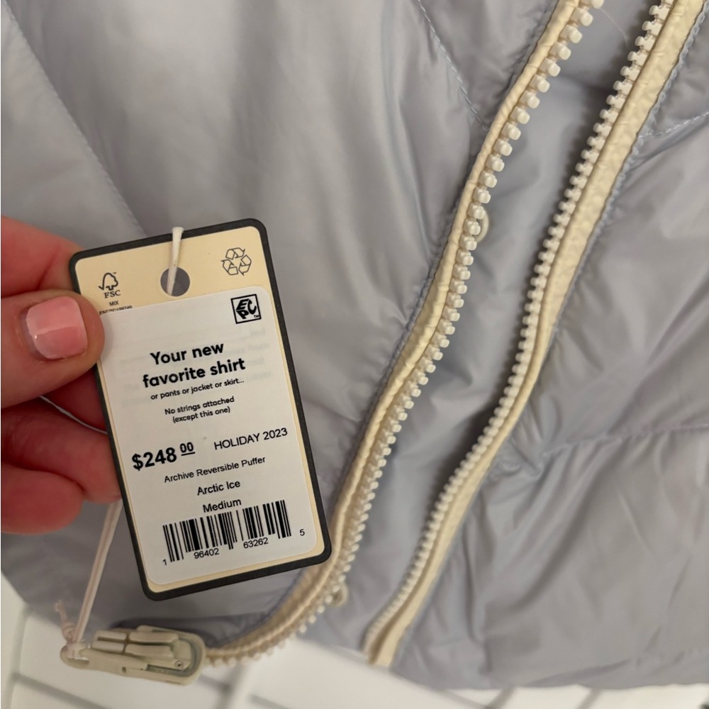 Marine Layer arctic ice reversible puffer jacket size medium new NWT - Picture 6 of 10
